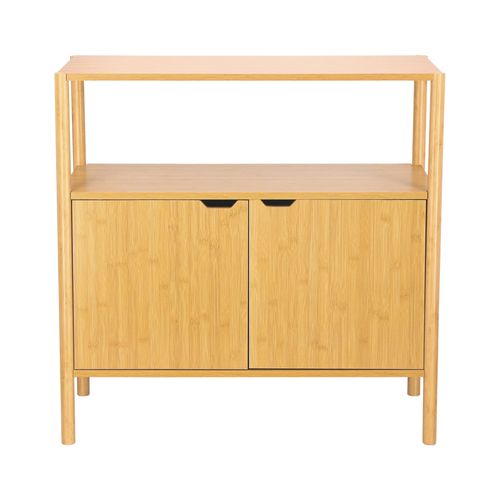 Comoda Bambú con Puertas 80 x 33 x 80 cm