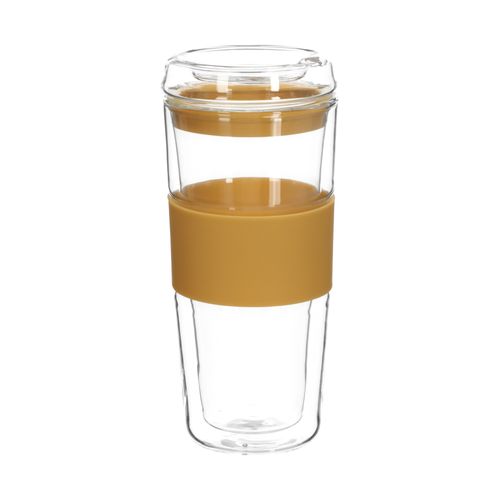 Mug Café de Vidrio con Tapa