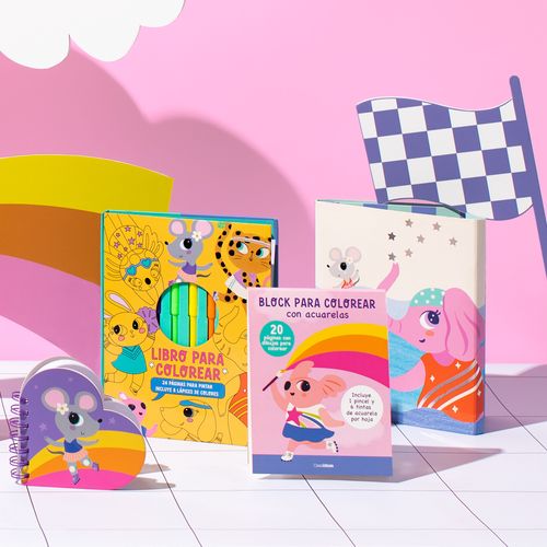 Libro para Pintar con 6 Lápices