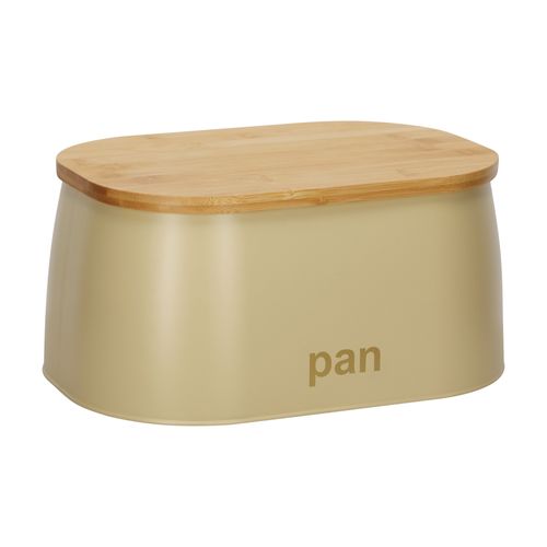 Caja para Pan con Tapa de Bambú 10 lt