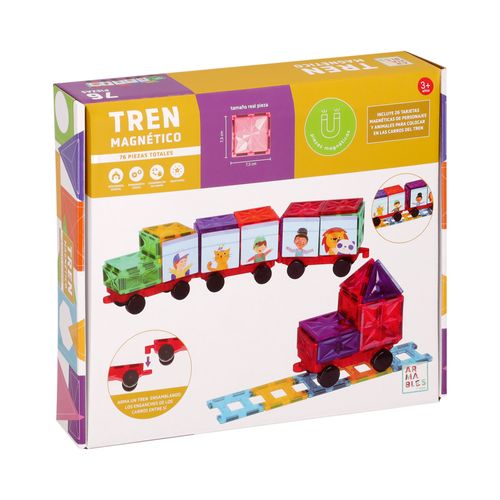 Rompecabezas Armable Tren Magnético