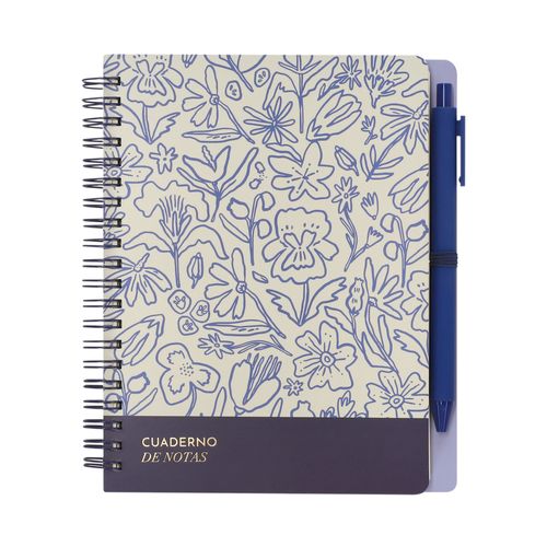 Libreta con Lapicero 100 Hojas con Líneas 13 x 18 cm