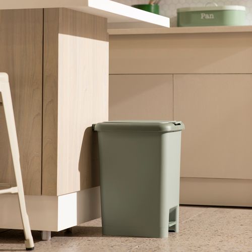 Basurero de Plástico con Pedal 20 L 25,2x33,7x43,1 cm