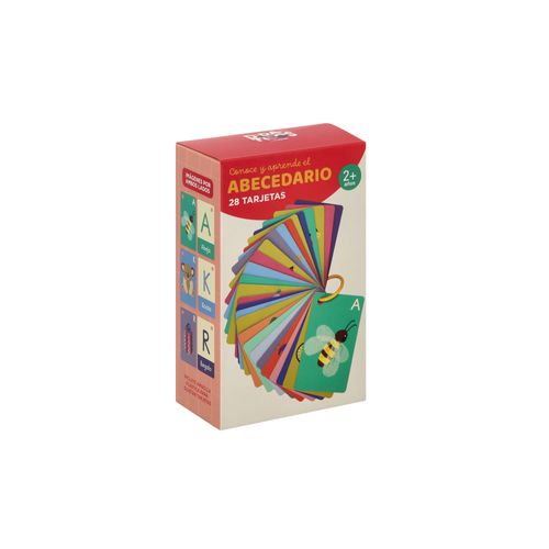 Set 28 Tarjetas con Abecedario para Niños 8,4x4x17 cm