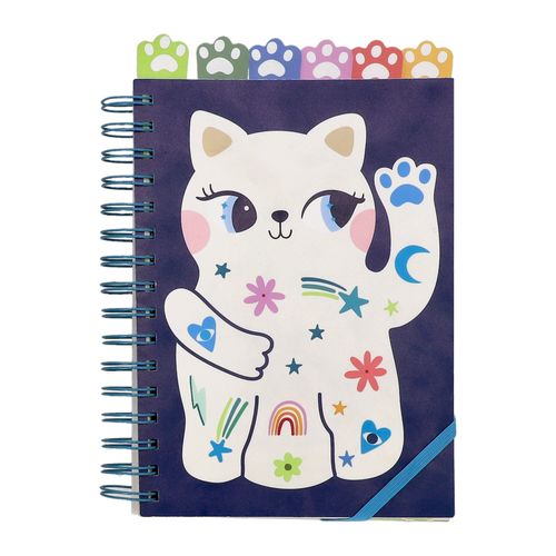 Cuaderno Espiral con Pestañas 15 x 21 cm