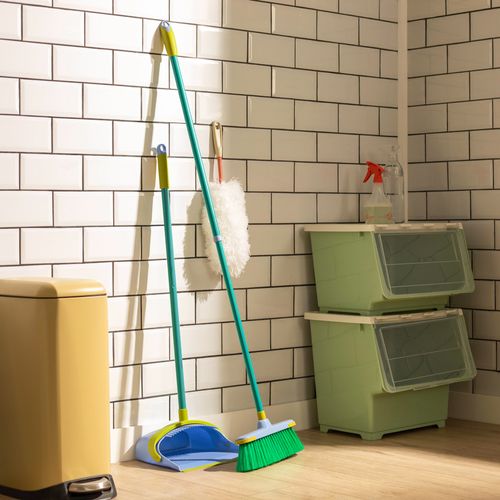 Recogedor Plegable 26,5x26x98 cm