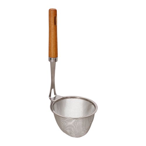 Espumadera de Acero Inoxidable y Mango de Madera Ø 30 cm
