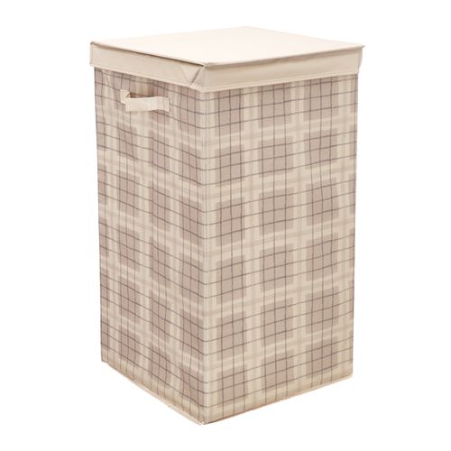Canasto de Ropa Plegable con Tapa 36x36x64 cm
