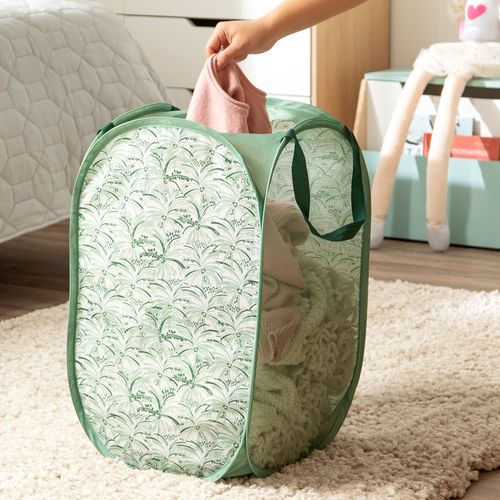Canasto de Ropa Malla Plegable 36x36x58 cm