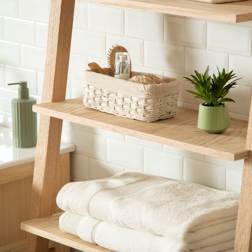 Canasto Rattan con Forro M 26x15,5x10 cm