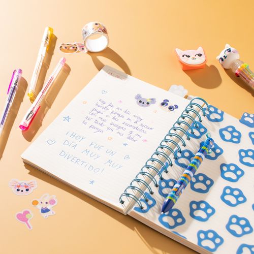 Set 3 Rollos de Sticker con diseño 3,5x3,5x3,5 cm