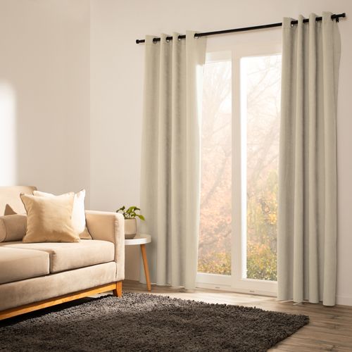 Cortina Blackout Chenille con Ojetillos 140 x 240 cm