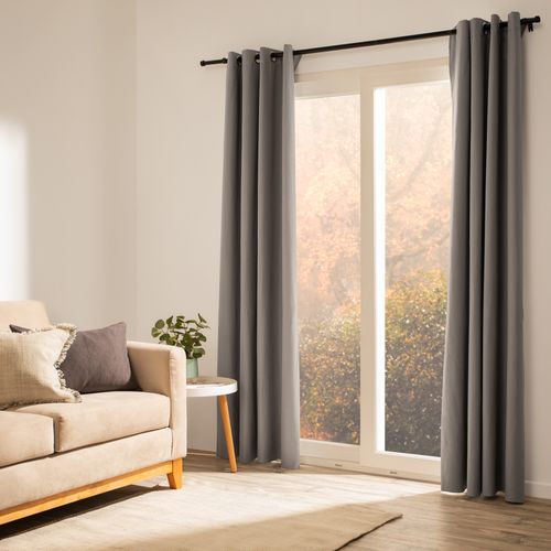 Cortina Blackout Liso Color con Ojetillos 140 x 240 cm