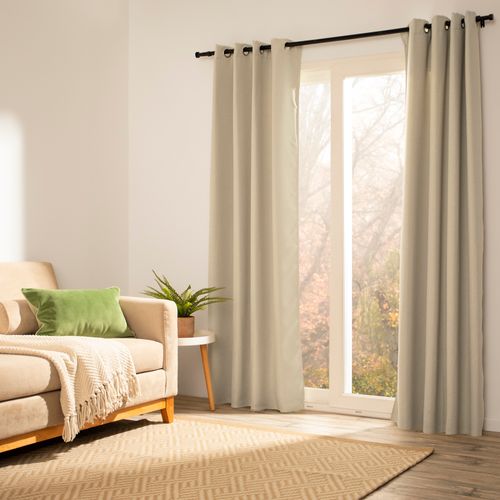 Cortina Woven Blackout con Ojetillos 140 x 240 cm