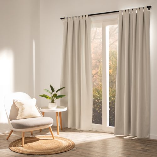Cortina Blackout Liso Color con Presillas 140 x 240 cm