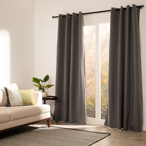 Set 2 Cortinas Blackout con Ojetillos 140 x 240 cm
