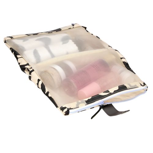 Cosmetiquero Doble Compartimiento con Diseño 25,5x11,5x20,5 cm