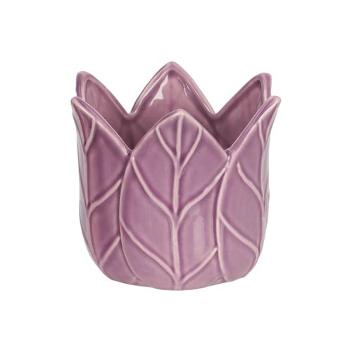 Maceta de Céramica con Forma Flor