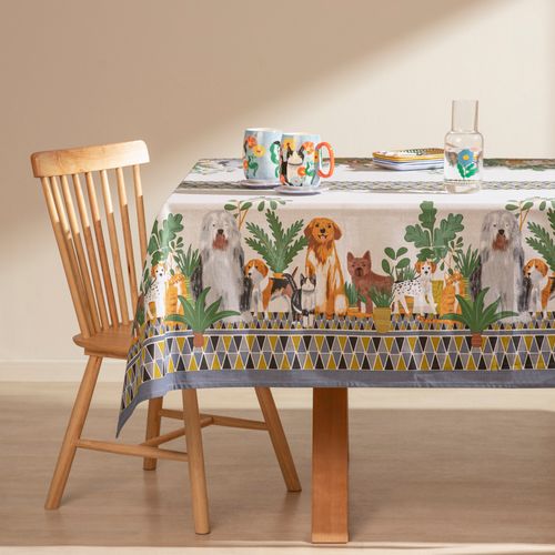 Mantel Algodón y Poliéster Estampado