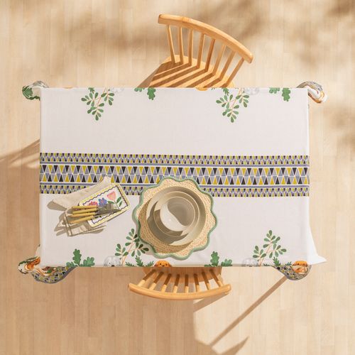 Mantel Algodón y Poliéster Estampado