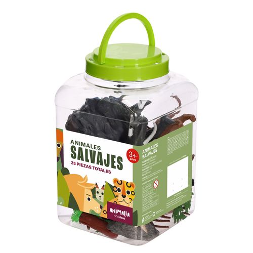 Set Balde "Animales Salvajes" 25 Piezas