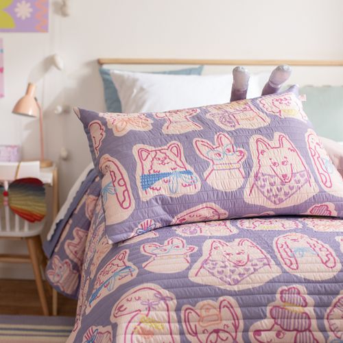 Funda Almohada Microfibra Estampada Infantil 50x70cm