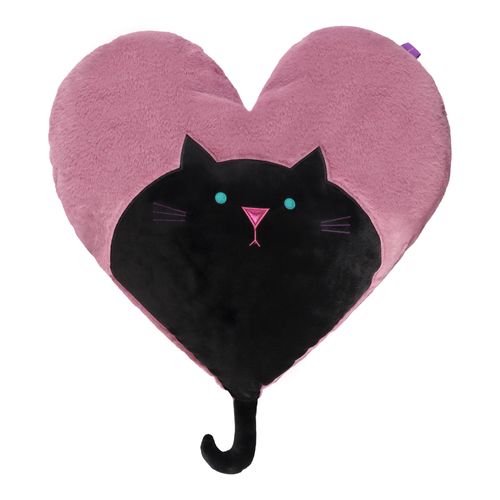 Cojín Corazón Gato XL 60x60x18cm