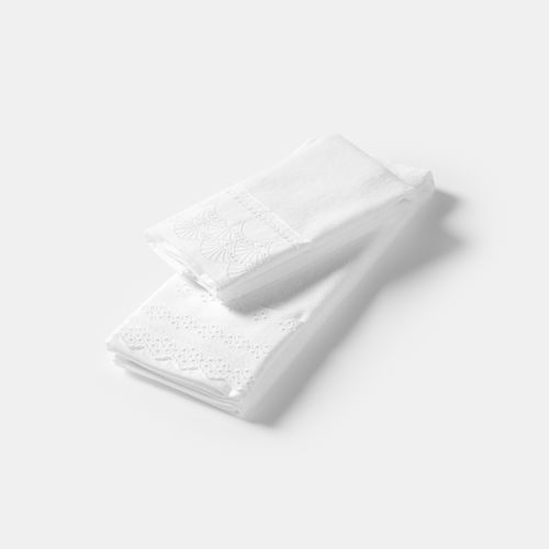 Set 2 Toallas Visita Bordado Altezzo 30x45/40x70 cm