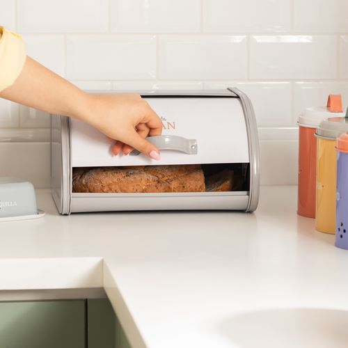 Caja de Pan Enlozada con Tapa Abatible 30x25cm - 5x17, 5 cm