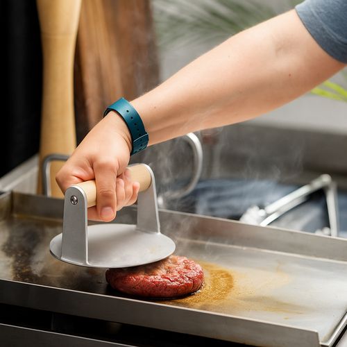 Prensador de Hamburguesa Acero Inoxidable
