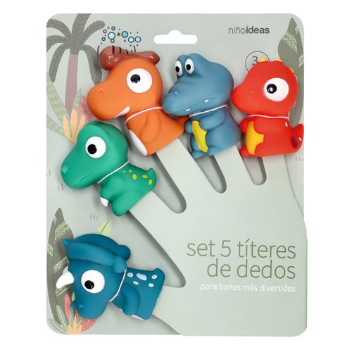 Set 5 Títeres de Dedo para baño