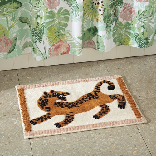Alfombra de Baño Boro con Diseño Ø 60 cm