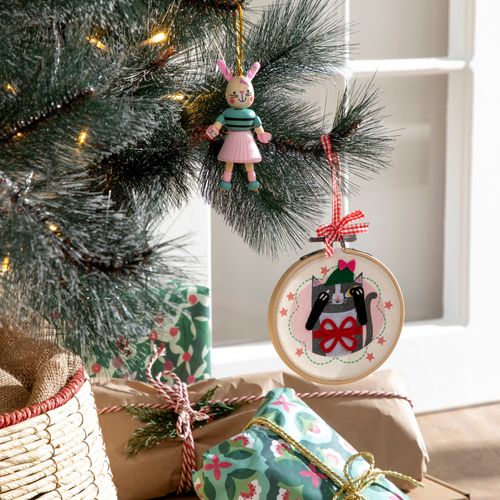 Adorno para árbol de Navidad Bastidor con Diseño