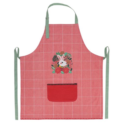 Delantal Tejido de Algodón Navideño