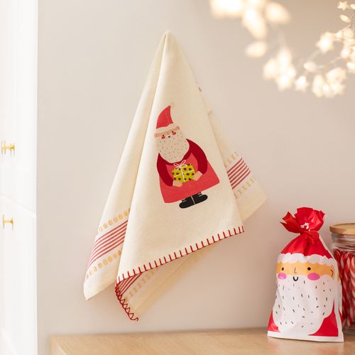 Paños de Cocina Algodón Tejeduría Navidad