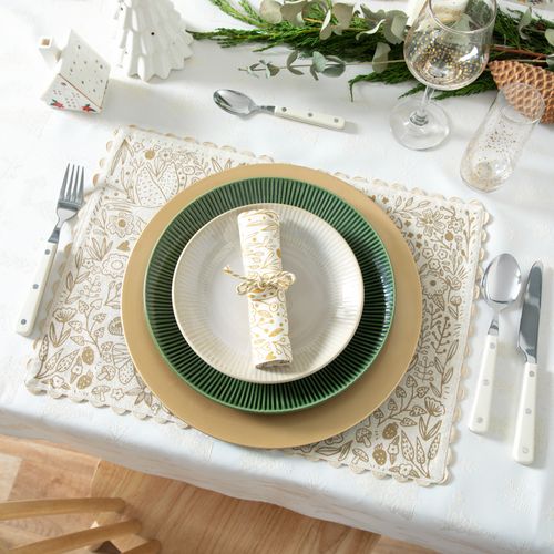 Plato Base Navideño