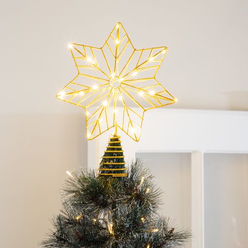 Punta de Árbol con Luz Led Navideño