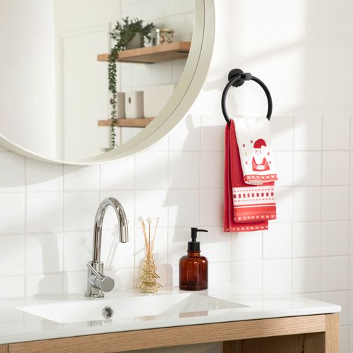 Set 2 Toallas de Visita Bordado Navidad