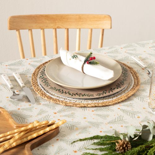 Plato Base Navideño