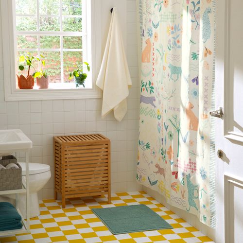 Cortina de Baño Estampada 180 x 180 cm