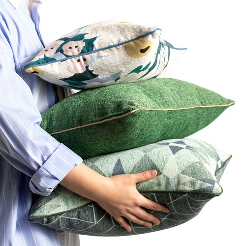 Cojín con Diseño de Tejido Jacquard 30 x 50 cm