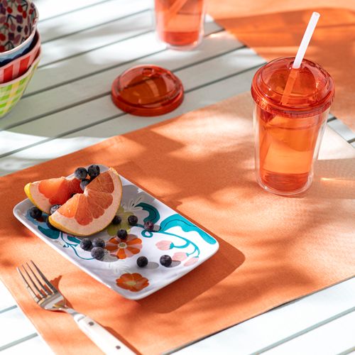 Plato de Céramica Rectangular con Diseño 20 x 13 cm