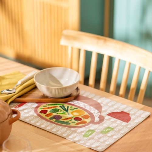 Set 6 Individuales Goma Eva 43x28 cm