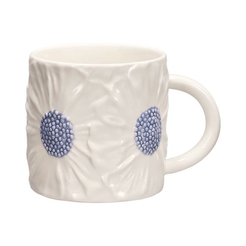 Mug de Céramica con Diseño Flor 420 ml
