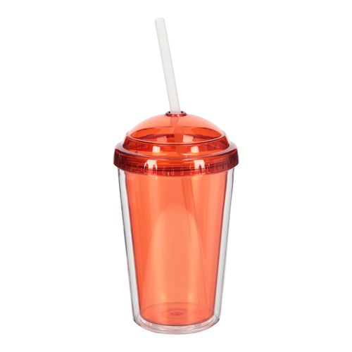 Vaso con Tapa y Sorbete 480 ml