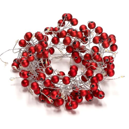 Set 60 Luces Led con Mostacilla Navideñas