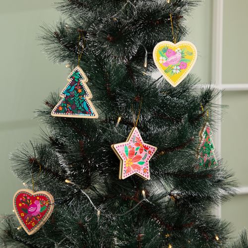 Adorno para árbol de Madera Navideño