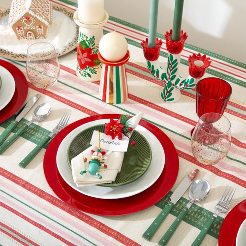 Candelabro de Cerámica Navideño