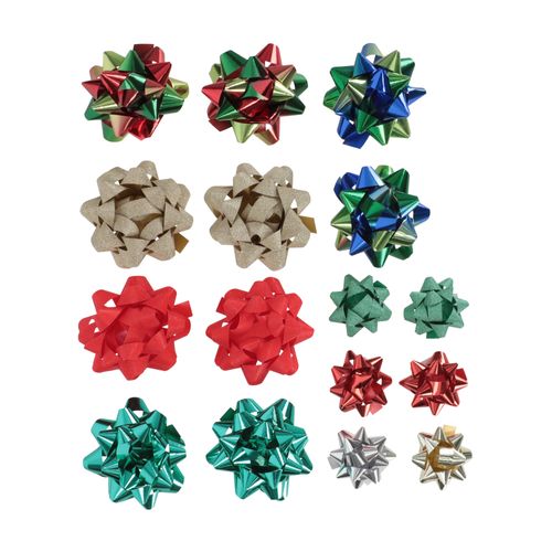 Set 16 Cintas Rosetón para Regalo