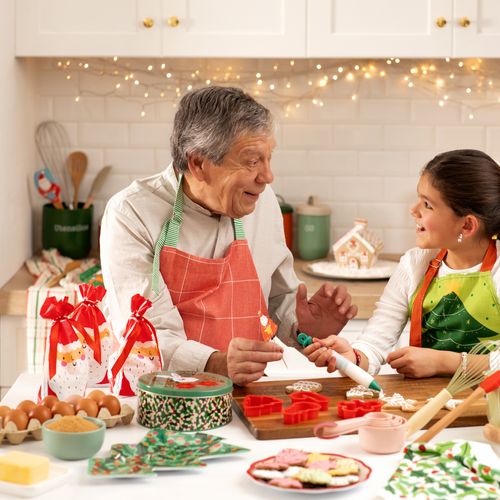 Set 6 Bolsas Navideñas con Cinta para Repostería